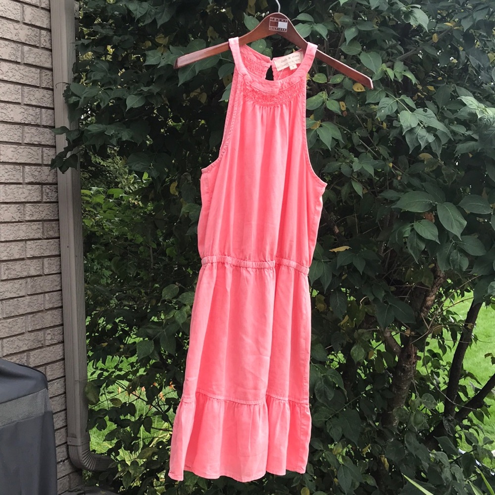 Cloth and Stone Backless Halter Sleeveless Dress